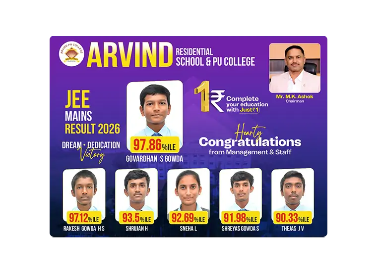 Welcome to Arvind PU College